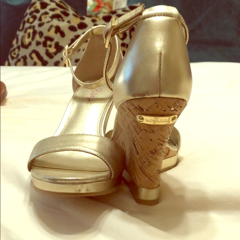 Lily Pulitzer wedge sandals size 9 style 27669